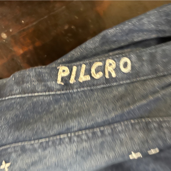 Pilcro XL Embroidered Denim Skirt with Draw String - Picture 4 of 4